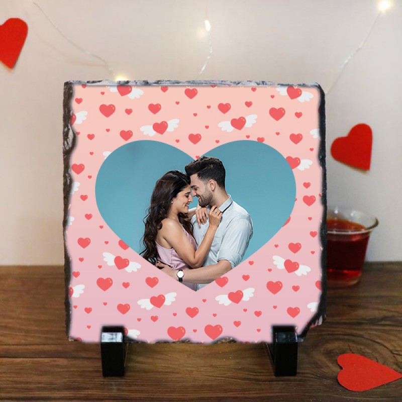 One Love Theme Personalised Square Stone