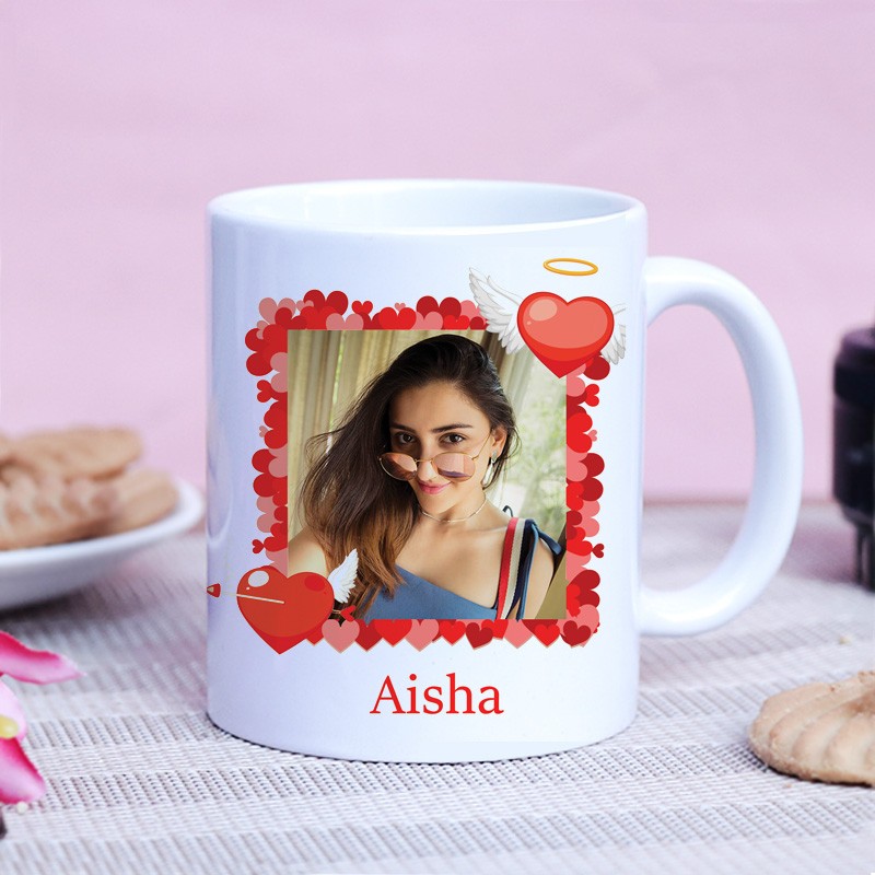 One Love Theme Personalised White Mug