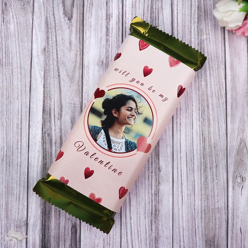 2 Personalised Temptation Chocolate for Valentines Day