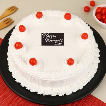 Half Kg Vanilla Cake for Womens Day