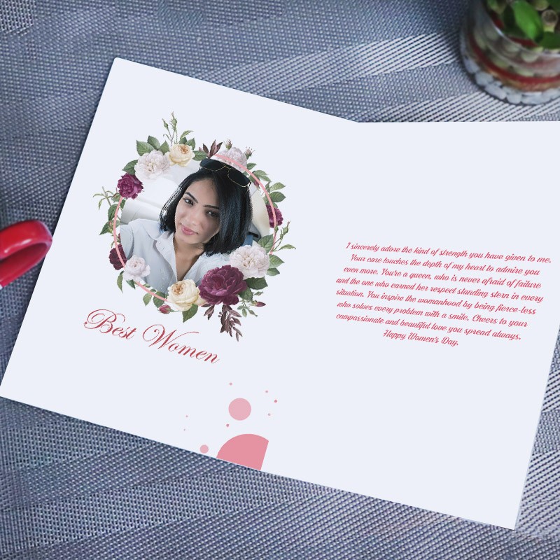 Womens Day Personalised Greeting Card
