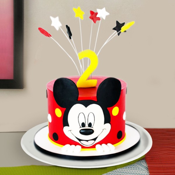 Easy Mickey Mouse Cake  Two Sisters
