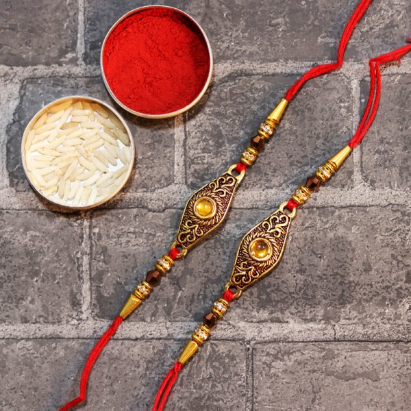 Elegant Rakhi Combo