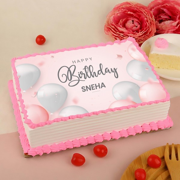 100+ HD Happy Birthday Sneha Cake Images And Shayari