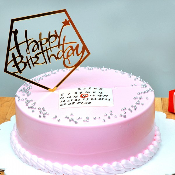 Personalised Custom Glitter Cake Topper Happy 19th Birthday - Etsy