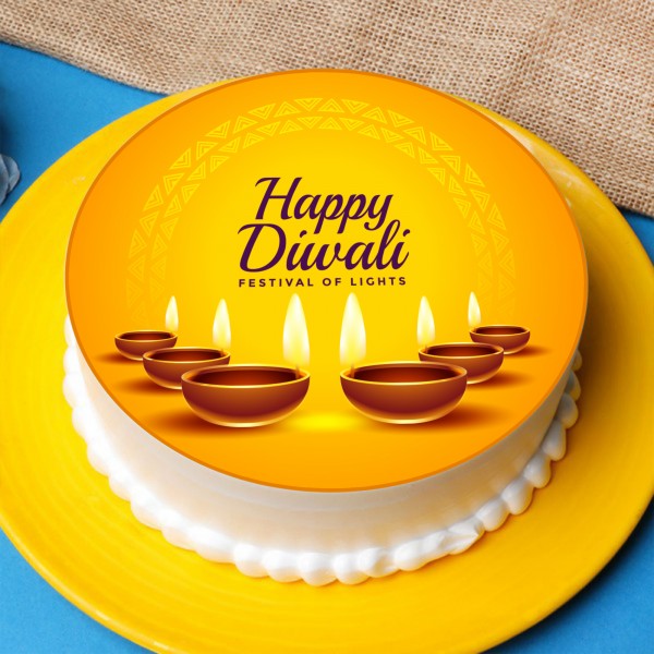 Happy Diwali Cake by CakeZone | Gift Premium Cakes Online | Buy Now