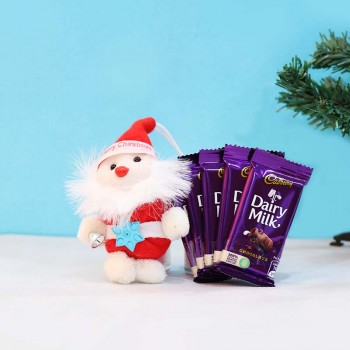 Santa Claus and Dairy Milk Chocolate