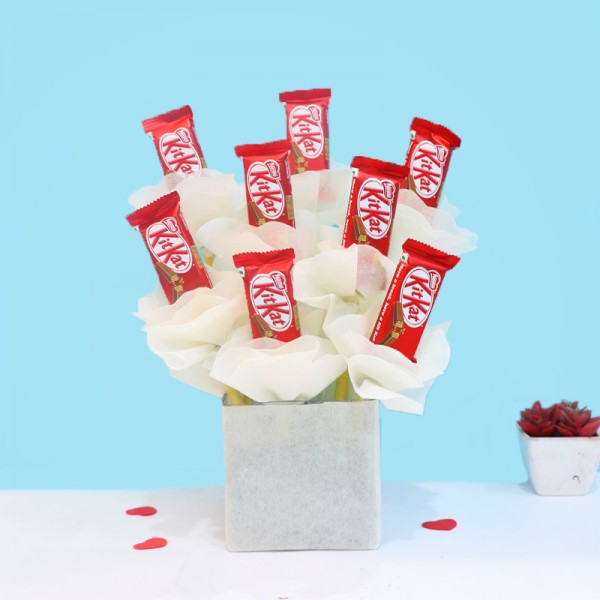 Kitkat Chocolate Vase Arrangement