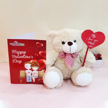 Buy Romantic Gift for Valentine Birthday Love Gift Teddy bear Gift for  Girlfriend,Boyfriend,Husband and Wife Online @ ₹459 from ShopClues