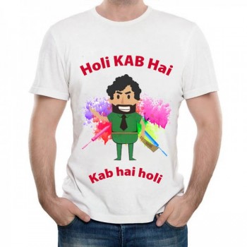 Holi Printed T Shirt