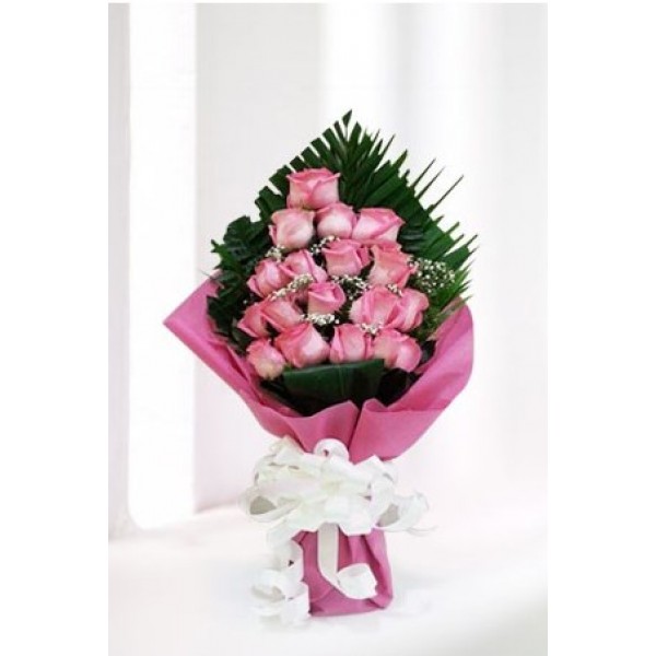 Perfectly Pink Rose Bouquet
