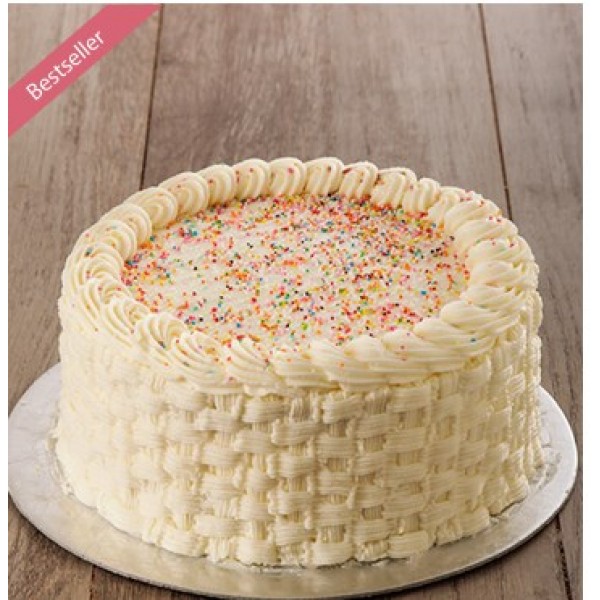 Hundreds and Thousands Sprinkles Textured MDF Cake Board Round 12 inch