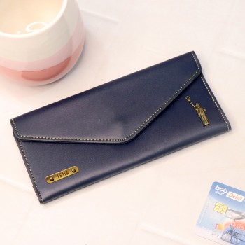 Blue Personalised Wallet for Women