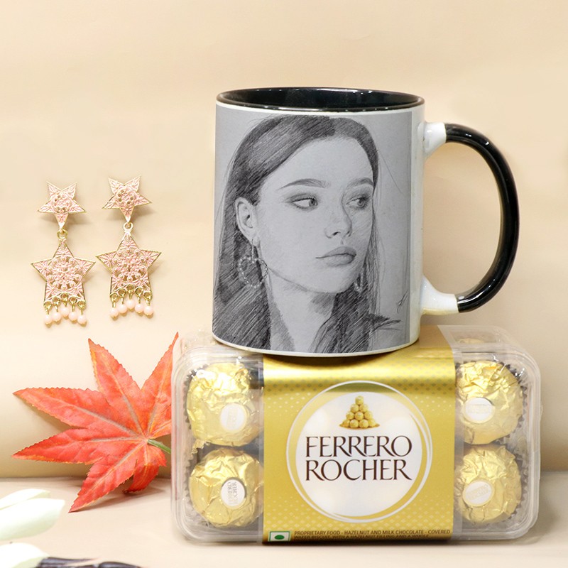 MFT Signature Box of Dryfruit Jars, Nail Paint and Earrings