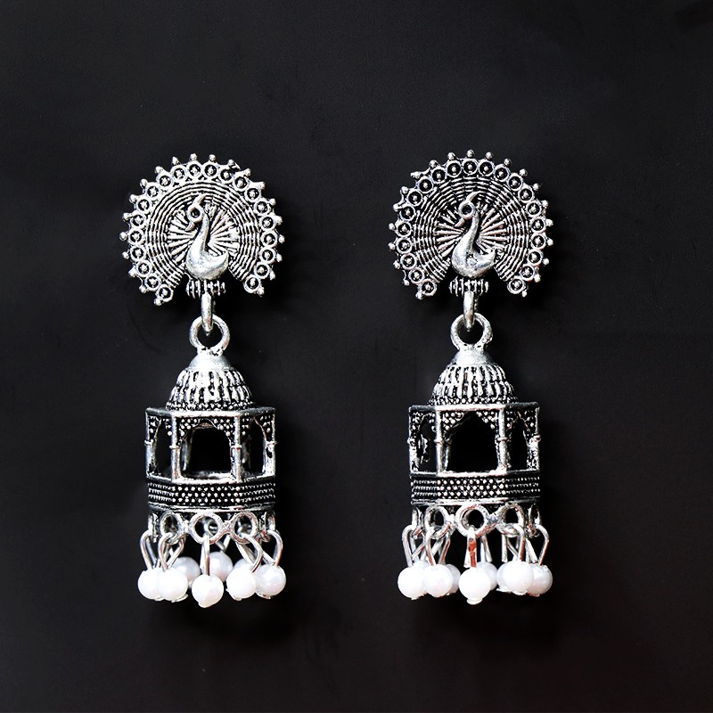 Designer Peacock Earrings