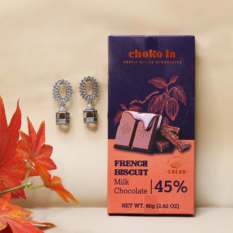 Multicolor Neckpiece Earrings