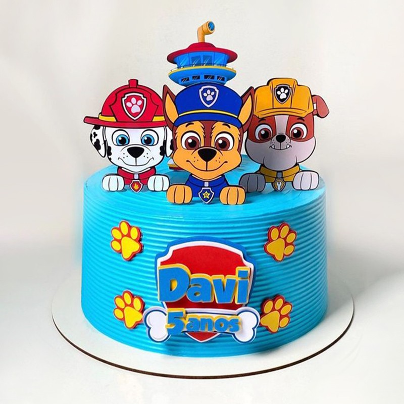 Paw Petrol Theme Cake