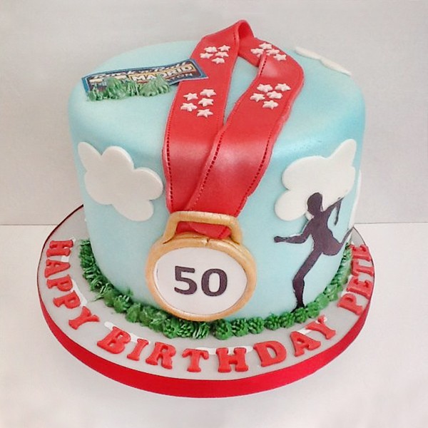 Runner Theme Cake