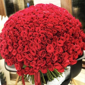 1000 Red Roses Basket Arrangement