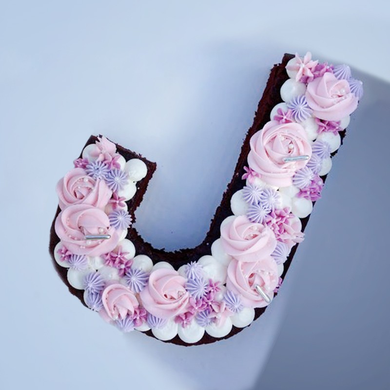 3 Kg Alphabet Letter Chocolate Cream Cake