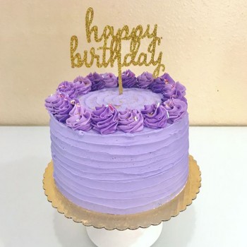 One Kg Birthday Theme Vanilla Cake