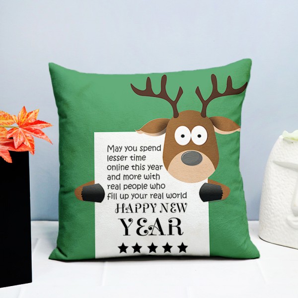 Printed Cushion for New Year