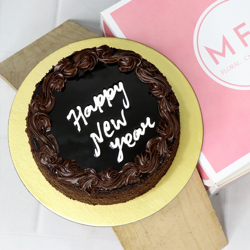 New Year Chocolate Cake