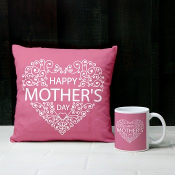 Happy Mothers Day Cushion and Mug