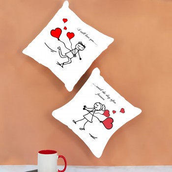 Couple Printed Cushions