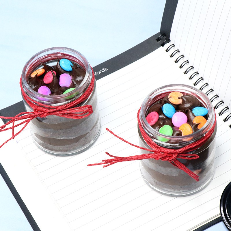 Combo of Butterscotch and Chocolate Gems Cake