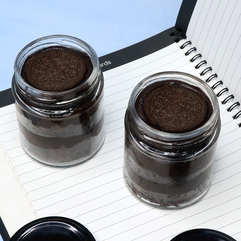 Set of 2 Black Forest and Blueberry Jar Cake