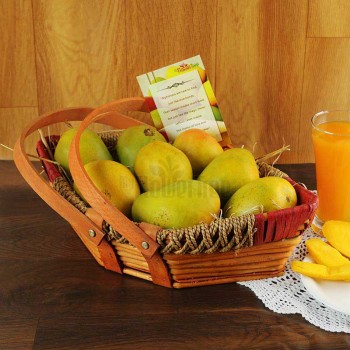 A Basket of 2 Kg Mangoes
