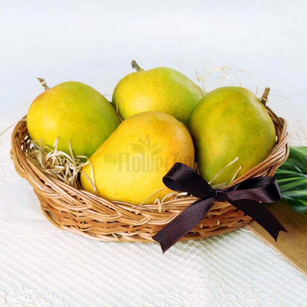 A Basket consisting of 1 Kg mangoes