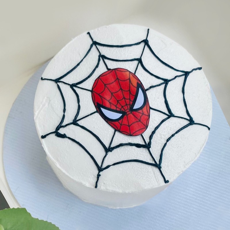 1 Kg Chocolate Fondant Spiderman Cake for Birthday