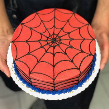 Delicious Spiderman Cake