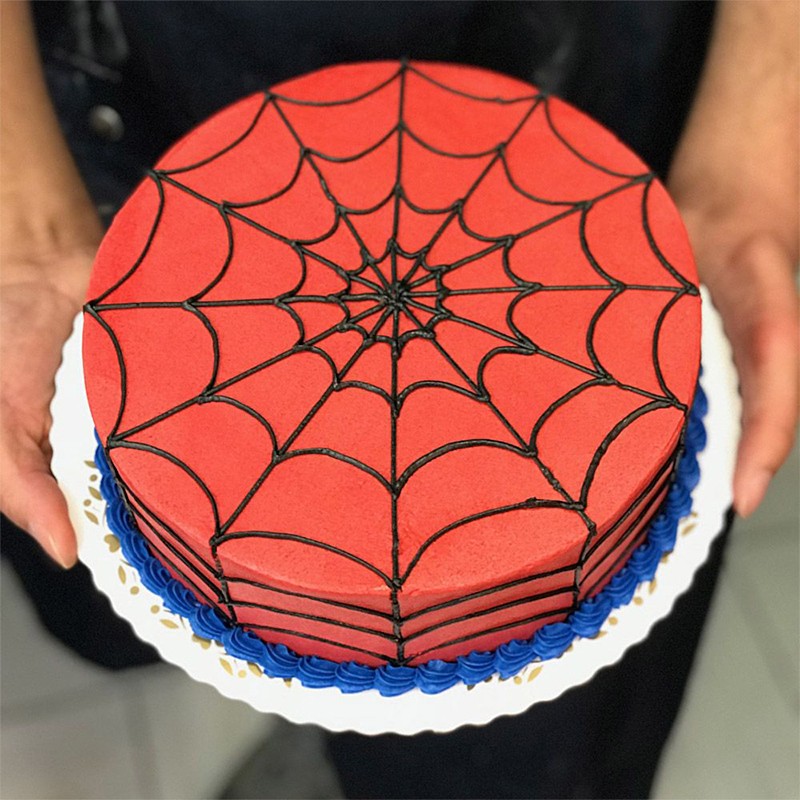 1 Kg Chocolate Fondant Spiderman Designer Cake
