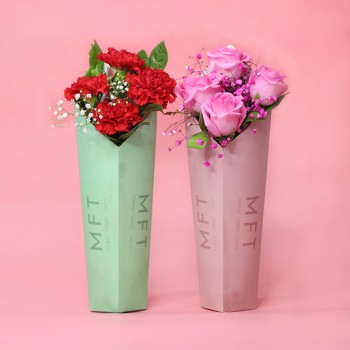 Red Carnation N Pink Roses Floral Sleeves