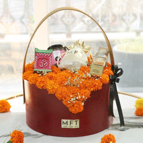 Golden Blossoms of Diwali