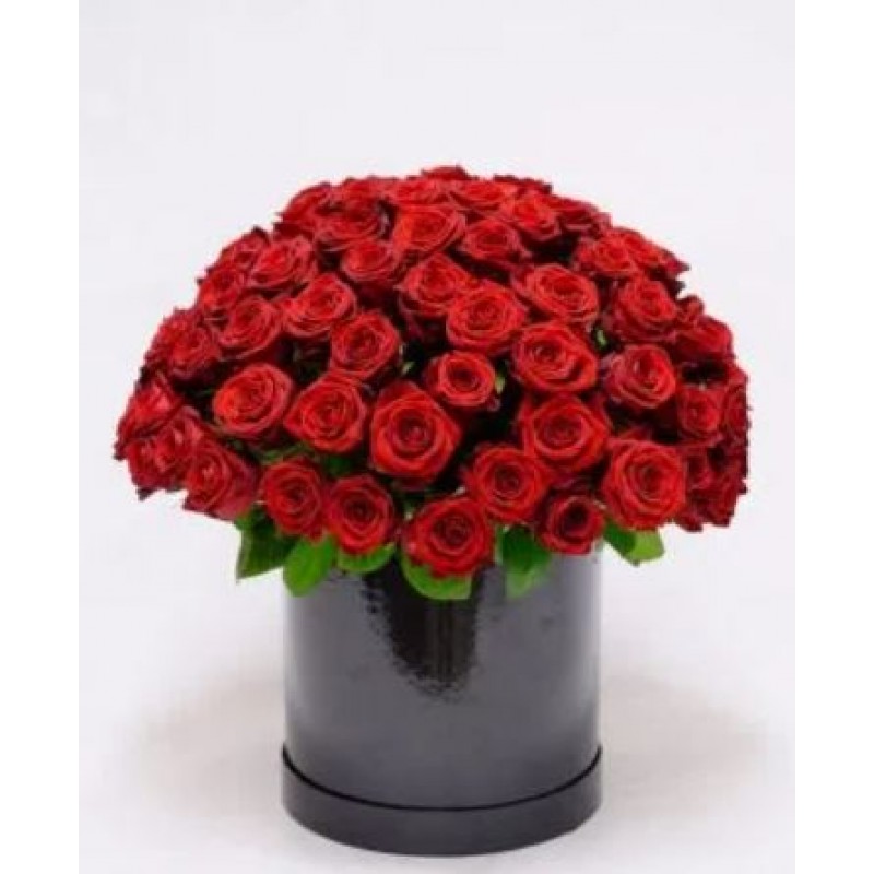 Red Rose Hat Box