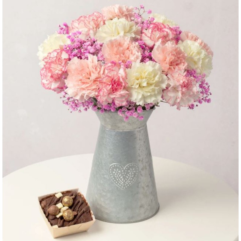 Chocolate Cake Flower Gift