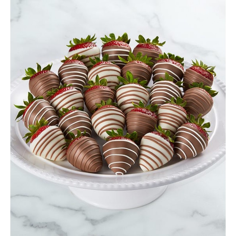 Gourmet Drizzled Strawberries