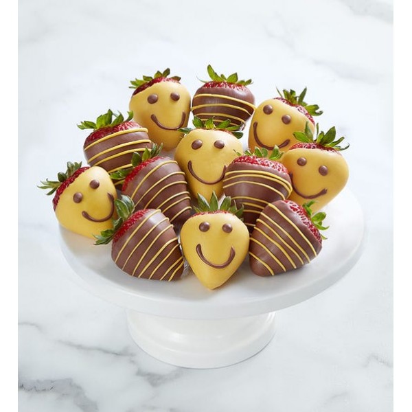 Strawberry Smiles Dipped Strawberries