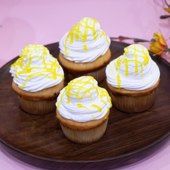 Set of 4 Butterscotch Cupcakes