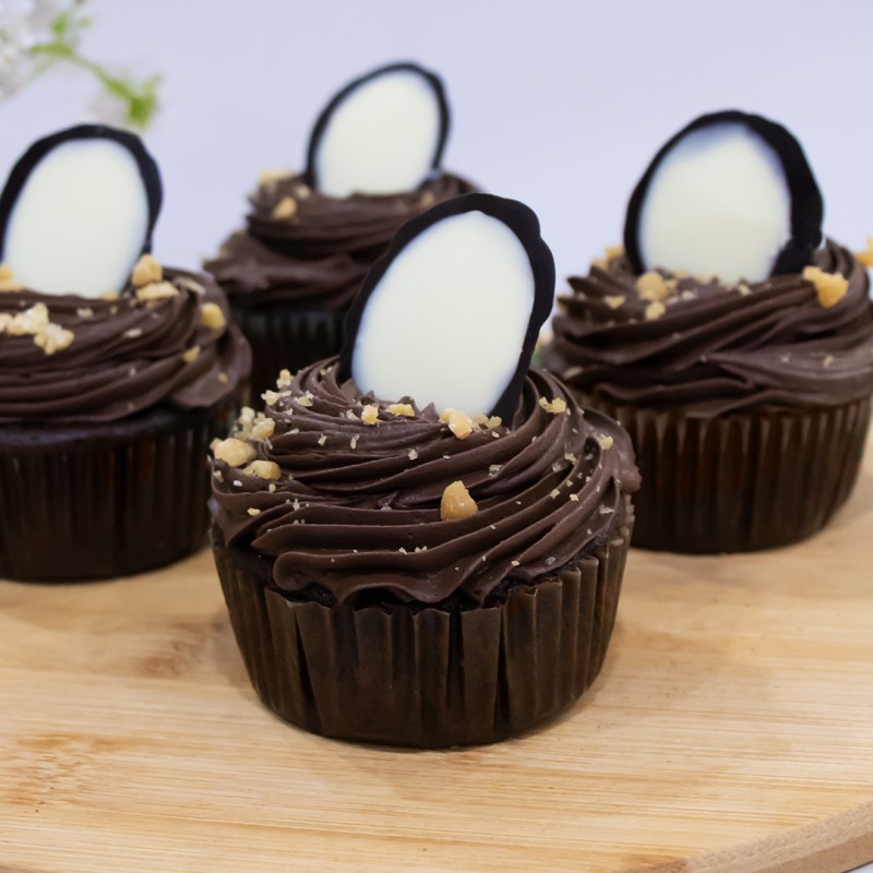 Chocolate Peanut Butter Cupcakes