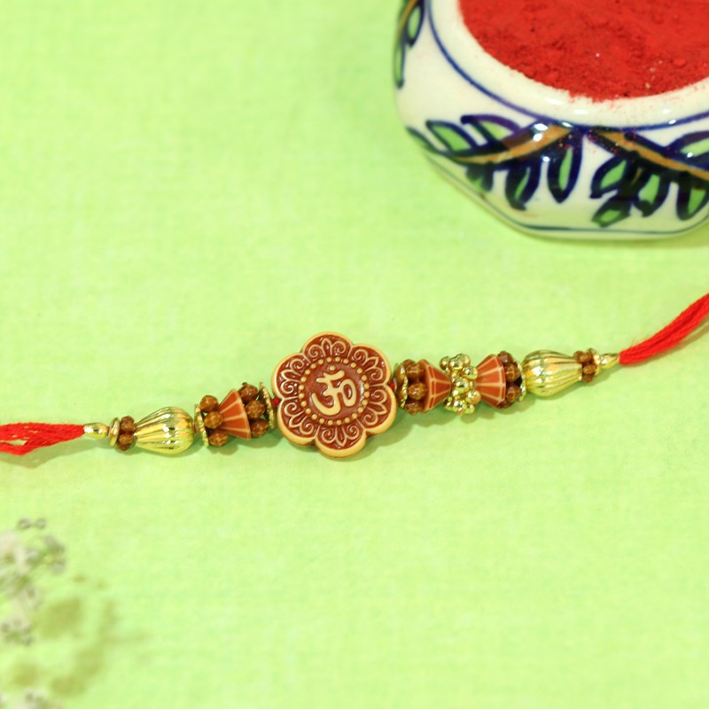 Om Traditional Rakhi