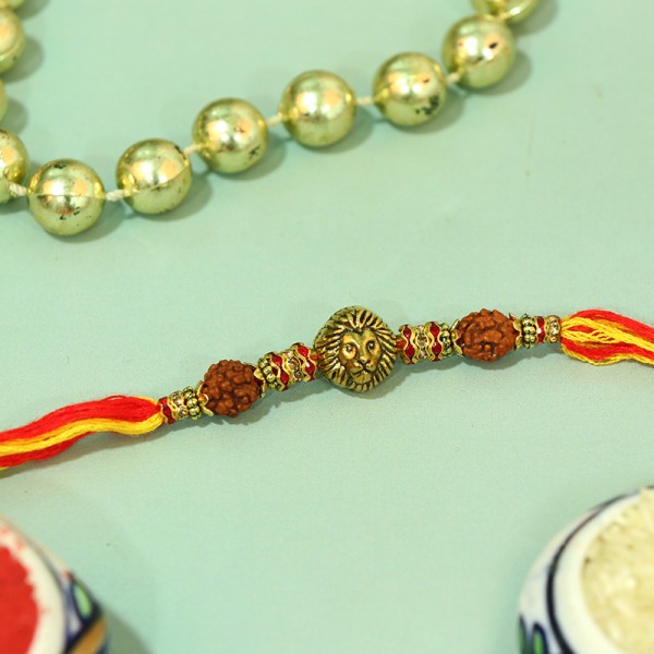 Designer Rudraksha Rakhi