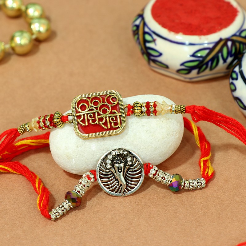 Set of 2 Divine Rakhi