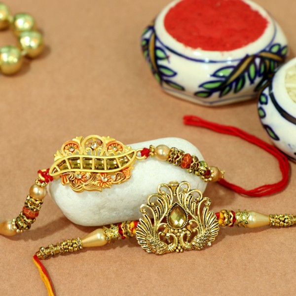 Set of 2 Designer Rakhi