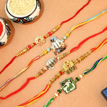 Set of 5 Rakhi