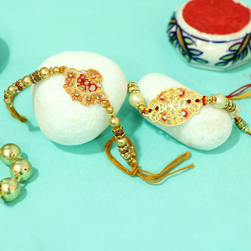 Set of 2 Designer Rakhi